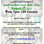 2014 Youth Camp flyer